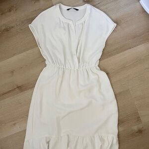White Zara dress